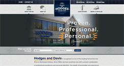 Desktop Screenshot of hodgesdavis.com