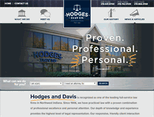 Tablet Screenshot of hodgesdavis.com